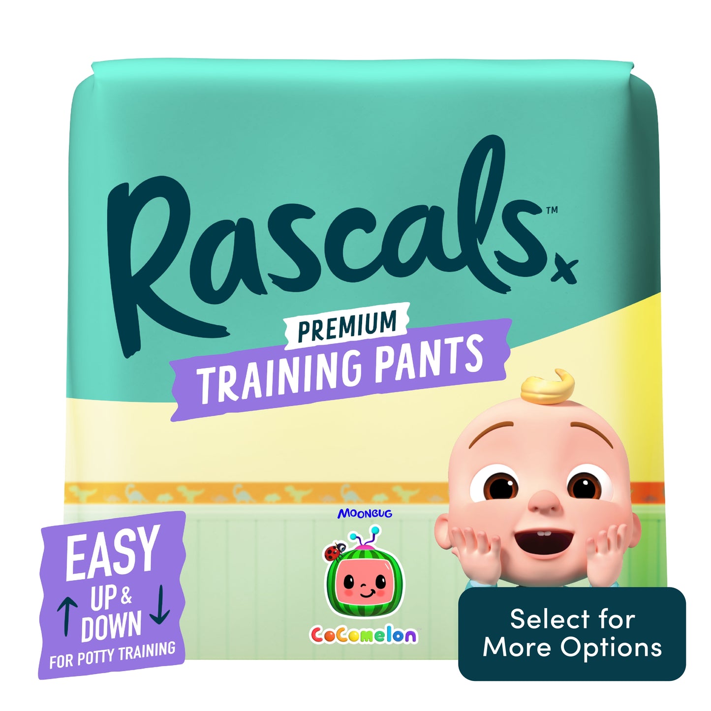 Premium Cocomelon Absorbent Potty Training Pants 4T-5T, 18 Count (Select for More Options) Unisex