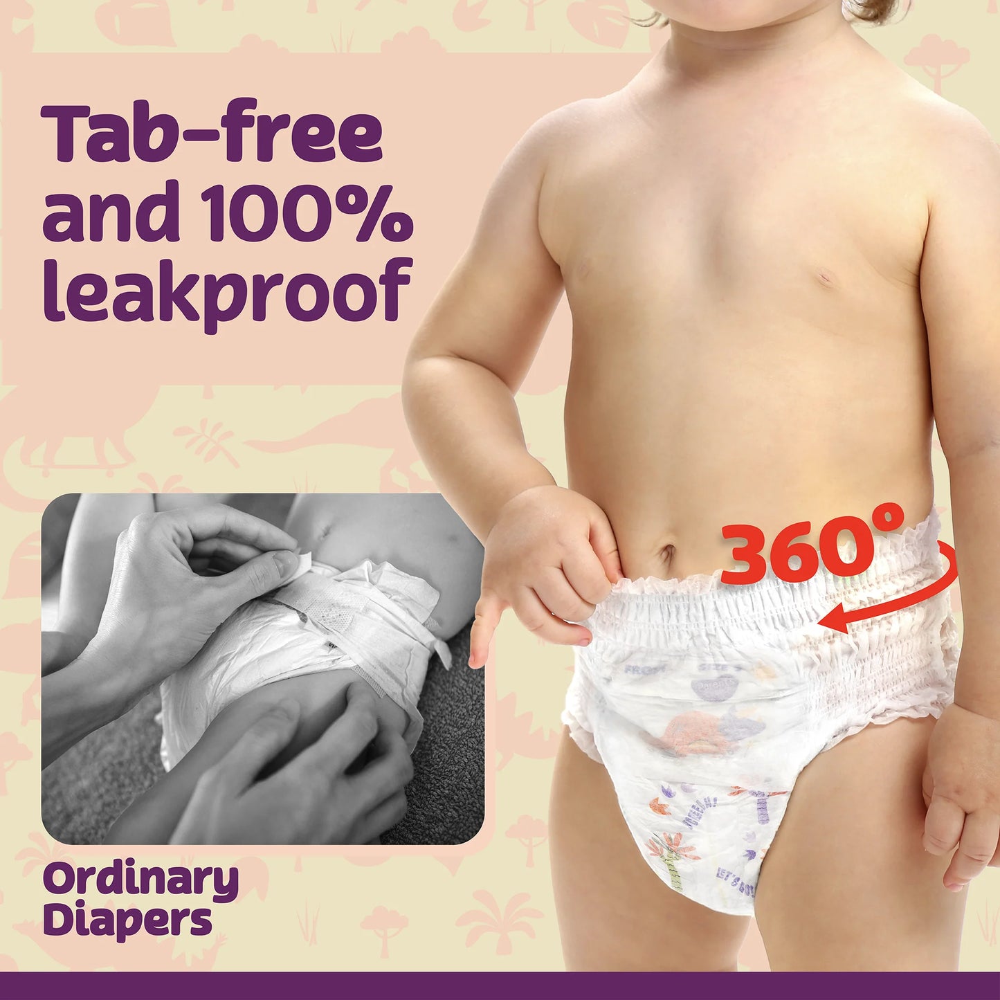 Explorer 360 Active Fit Diaper Pants, Size 4, 54 Count