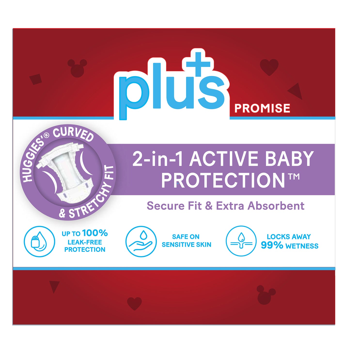plus Diapers Sizes 3 - 7