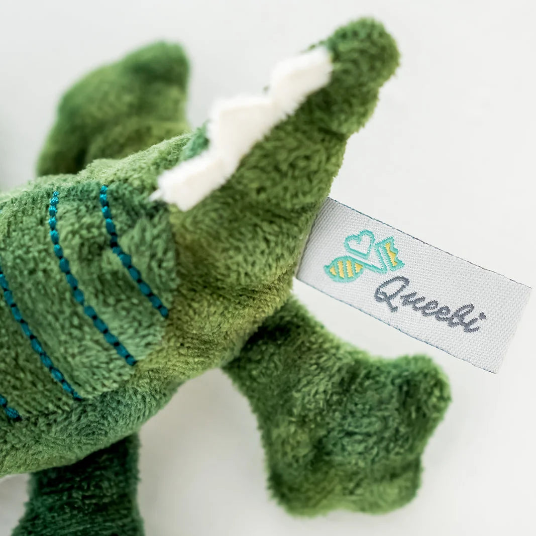 Pacibuddy Crocodile Pacifier Holder - Plush Toy Includes Detachable Pacifier - Adapts to Name Brand Pacifiers - Baby Gift Suitable for All Ages - Infant Binky, Soother, Paci, Plush Baby Toy