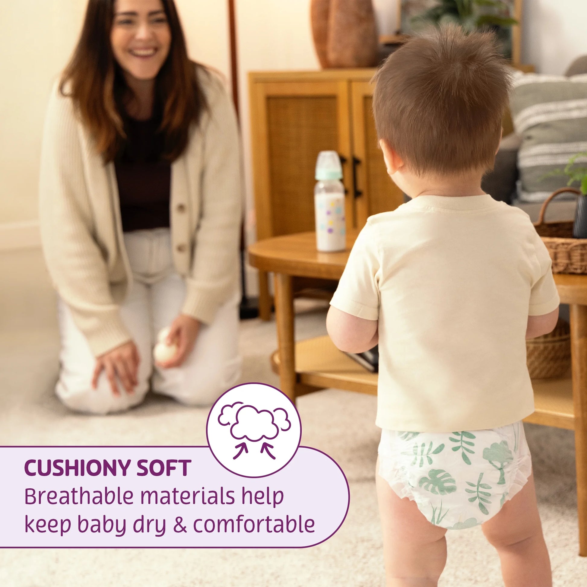Dry & Gentle Diapers Size 1, 44 Count (Select for More Options)