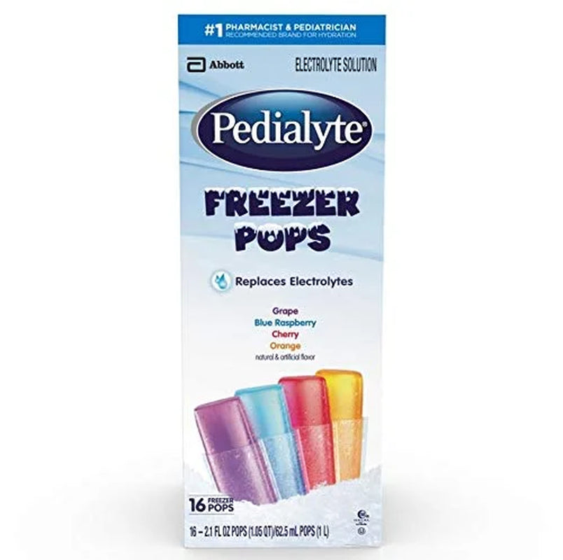 Freezer Pops - Assorted Flavors Nutritional Supplement- 2.1 Oz - 16 Ct (Pack of 2)