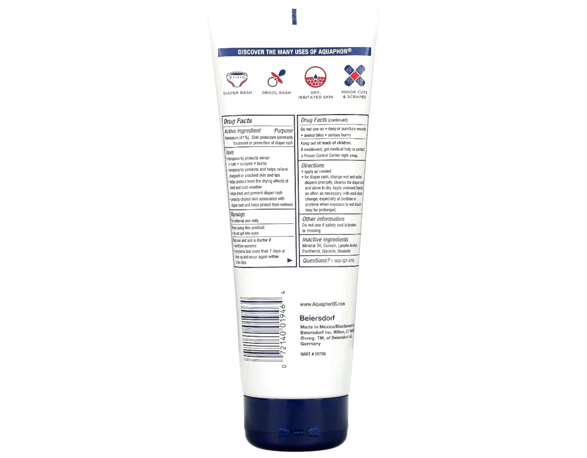 Baby Healing Ointment - for Chapped Skin, Diaper Rash and Minor Scratches - 7 Ounce (Pack of 1)
