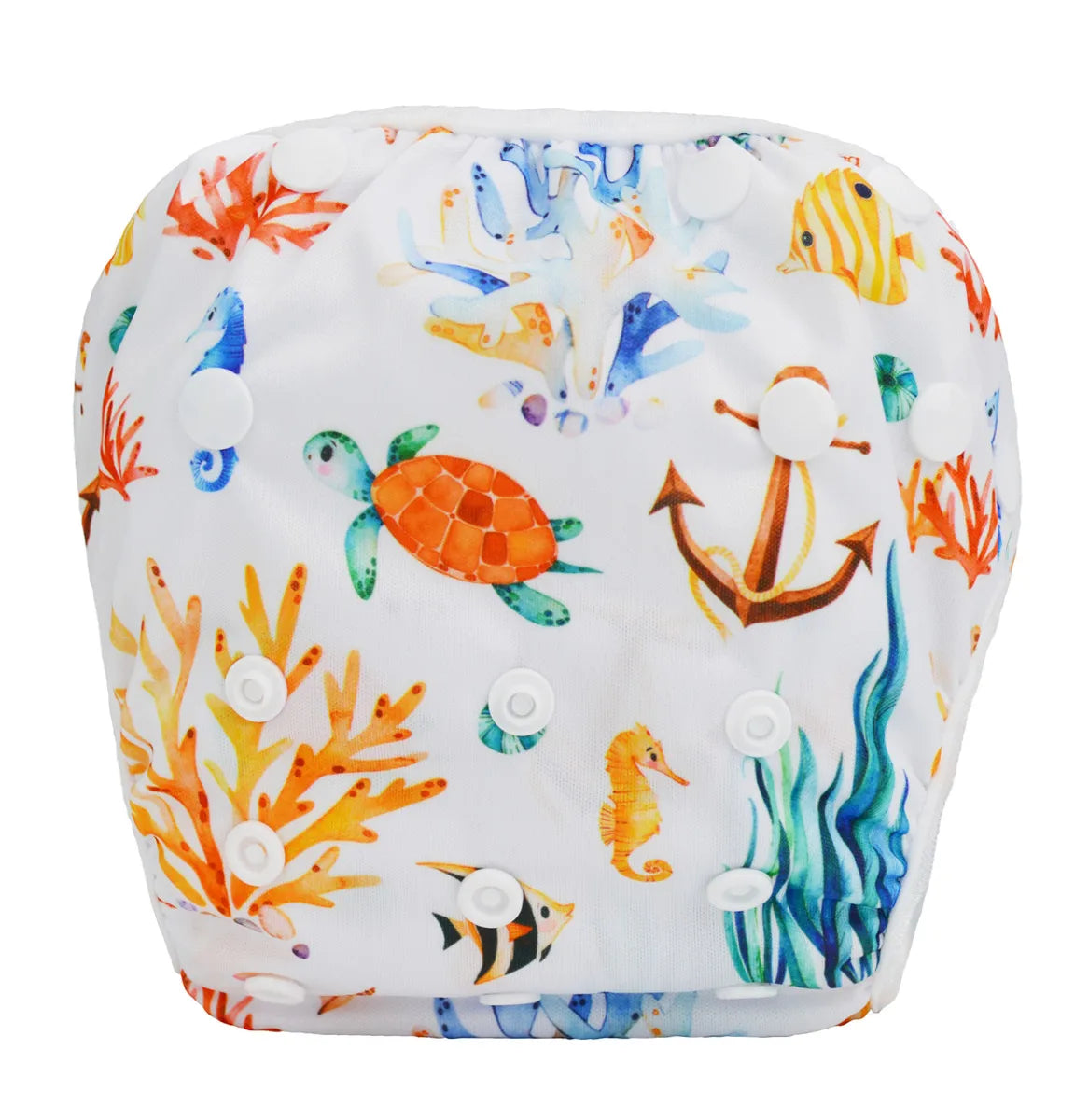 [] 1 LARGE Big Swim Diaper Nappy Pants Swimsuit One Size All in One Reusable Baby Girl Boy Toddler 18Lbs-49Lbs 8Kg-22Kg