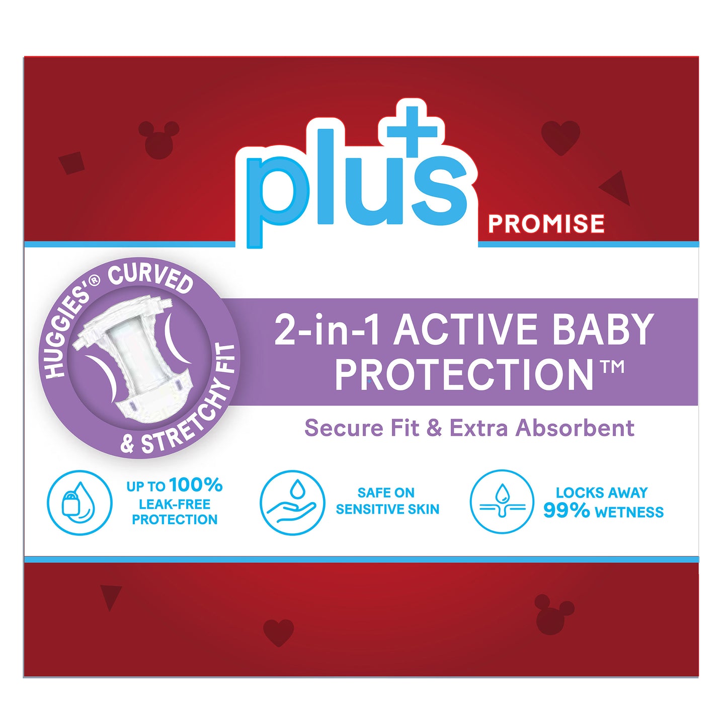 plus Diapers Sizes 3 - 7