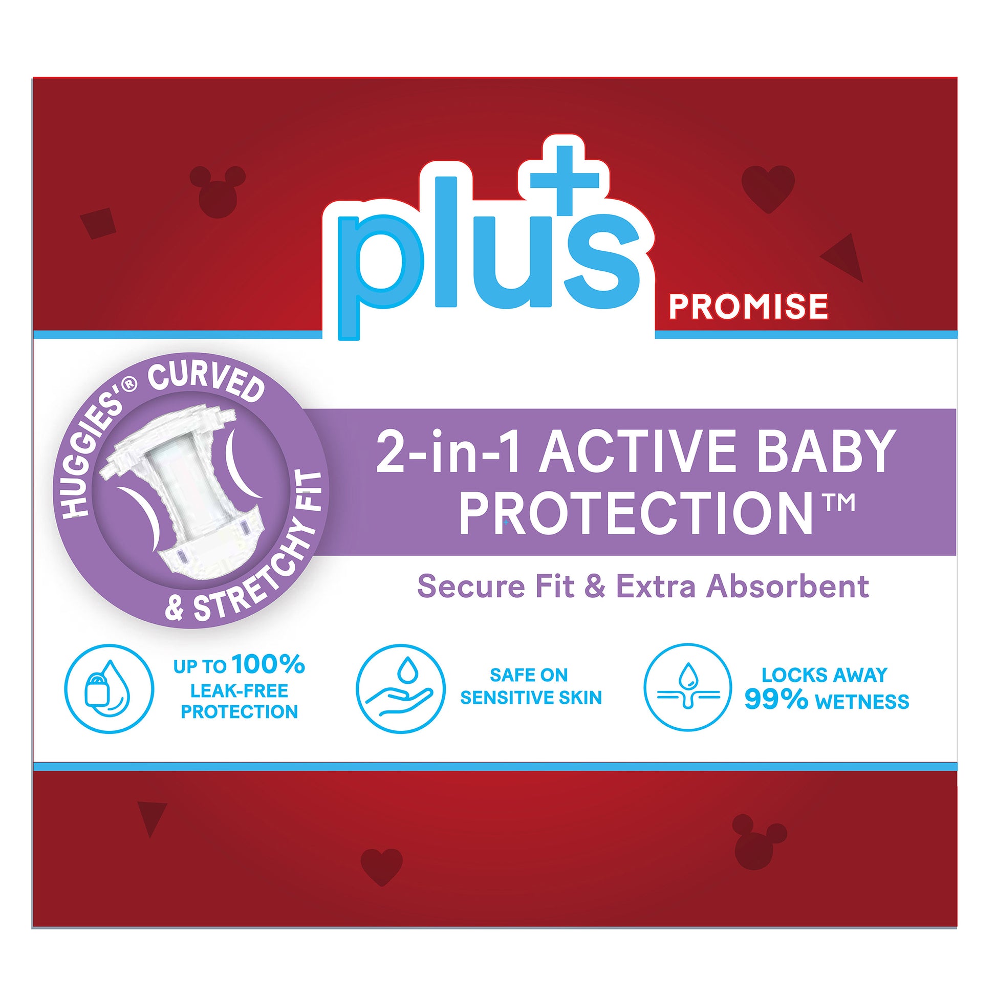 plus Diapers Sizes 3 - 7