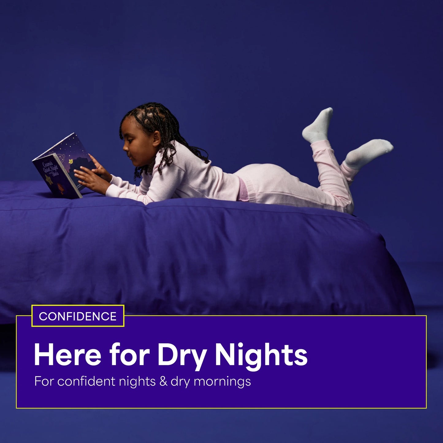 Night Pants, Absorbent Disposable Girls Nighttime Bedwetting Underwear, L (64-99 Lbs), 34 Count