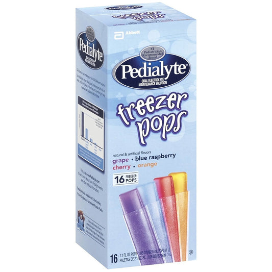 Freezer Pops - Assorted Flavors Nutritional Supplement- 2.1 Oz - 16 Ct (Pack of 2)
