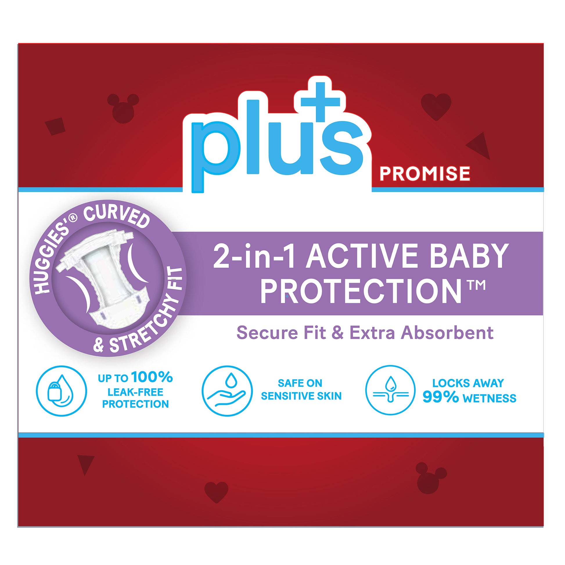 plus Diapers Sizes 3 - 7