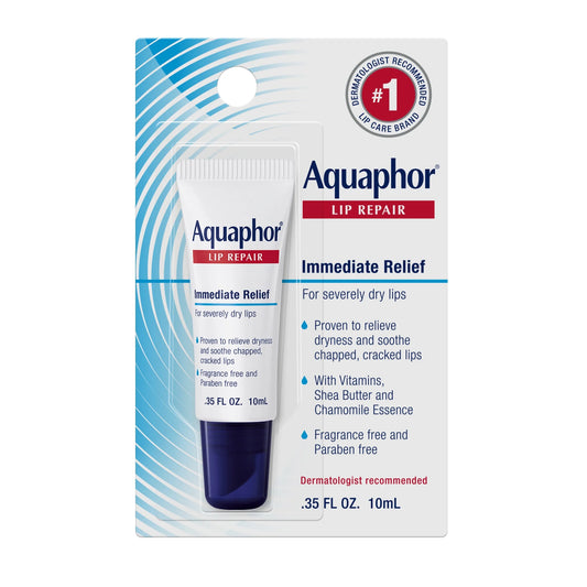 Lip Repair Ointment for Dry Chapped Lips, Lip Balm with Shea Butter, 0.35 Fl Oz