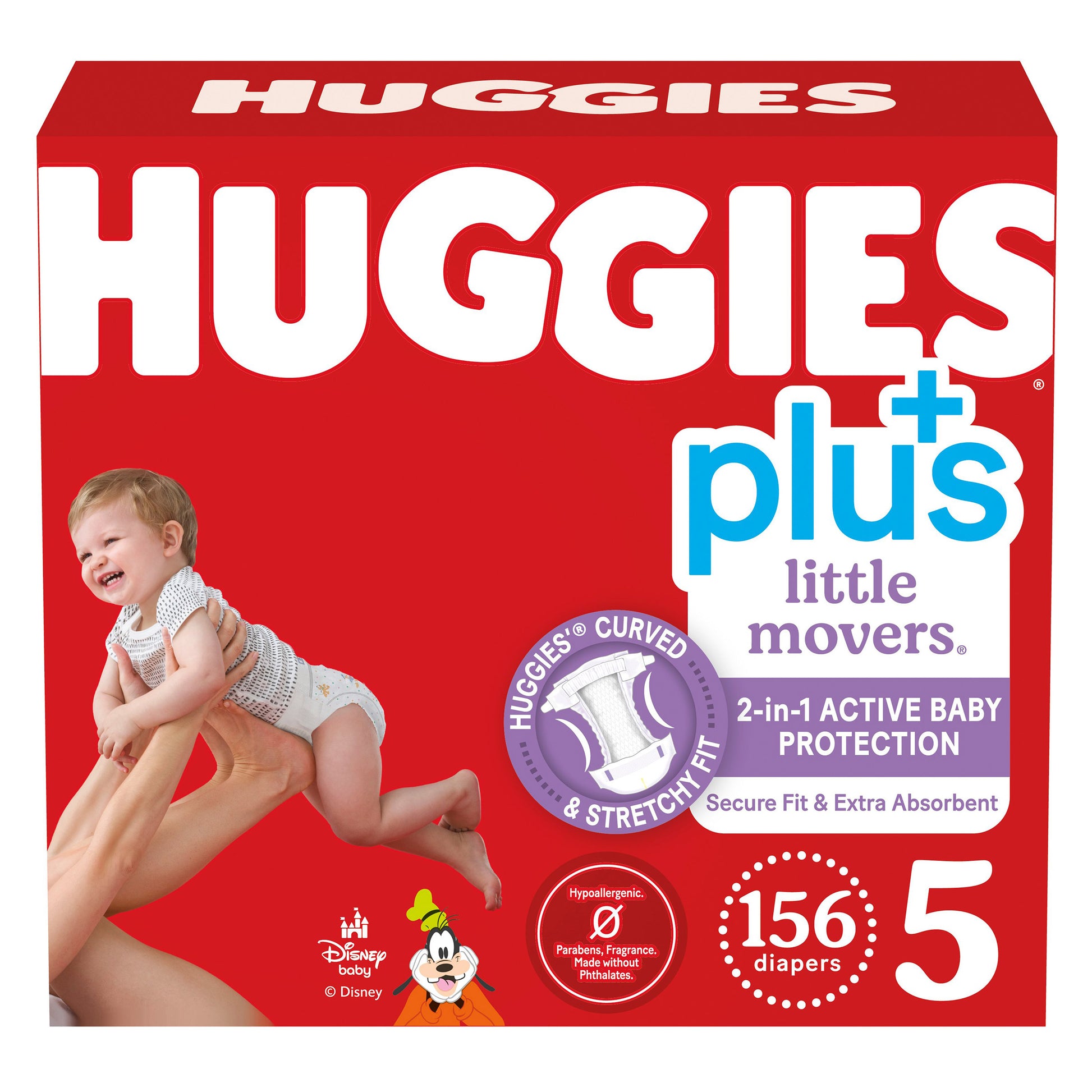plus Diapers Sizes 3 - 7