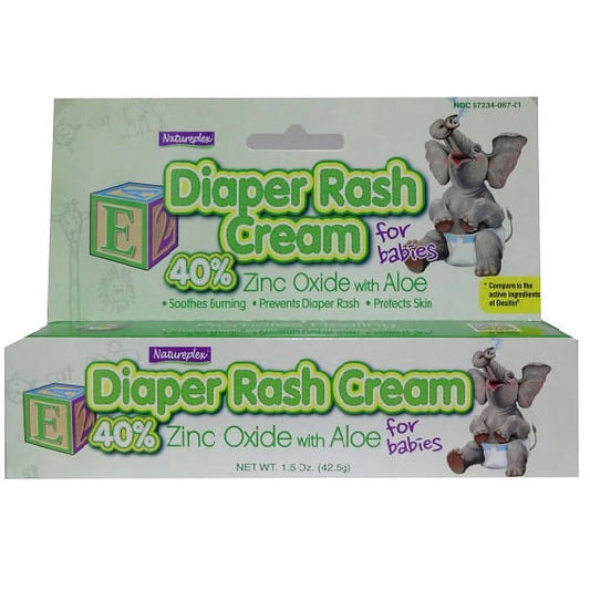 Diaper Rash Cream 1.5 Oz Zinc Oxide and Aloe