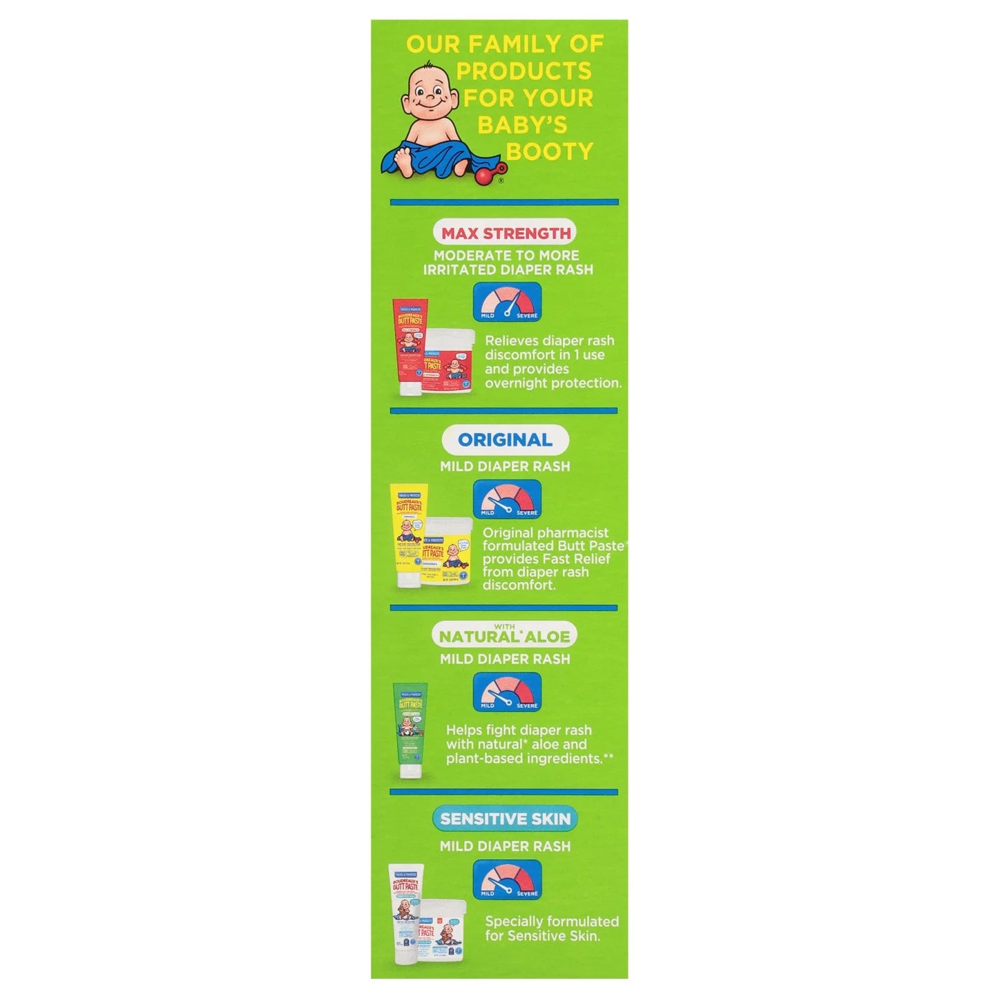 with Natural* Aloe Diaper Rash Cream, Ointment for Infant, 4 Oz Tube