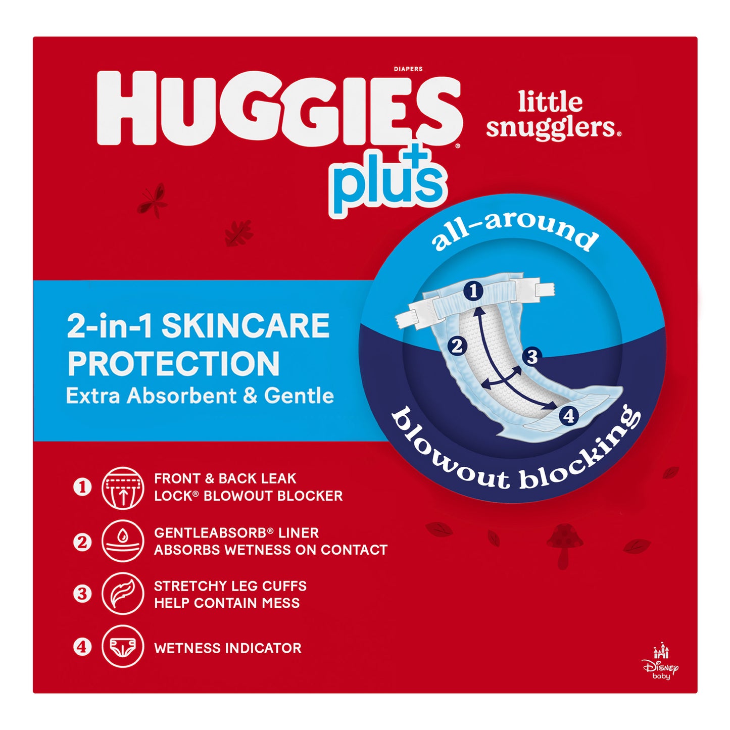 plus Diapers Sizes 1 - 2