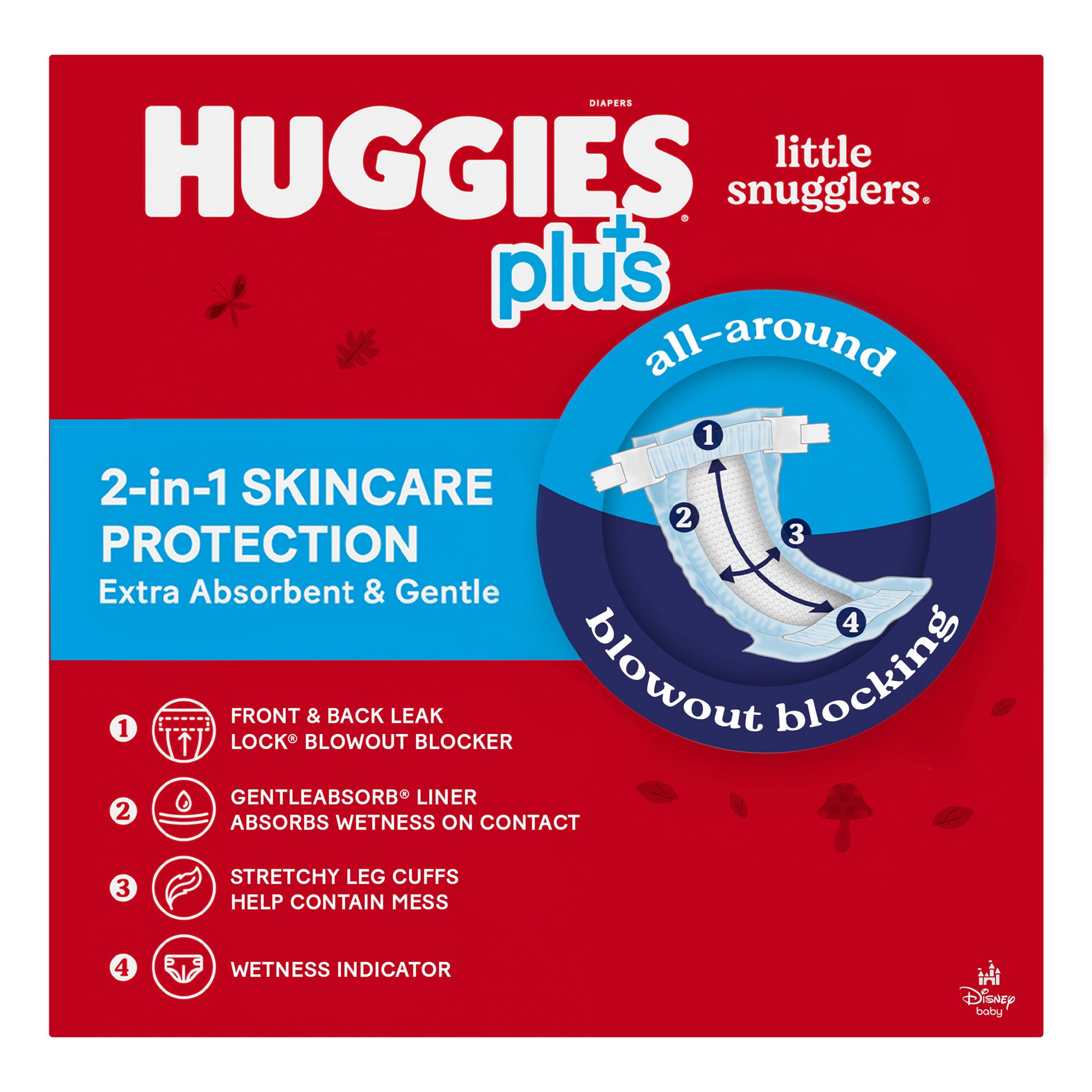 plus Diapers Sizes 1 - 2