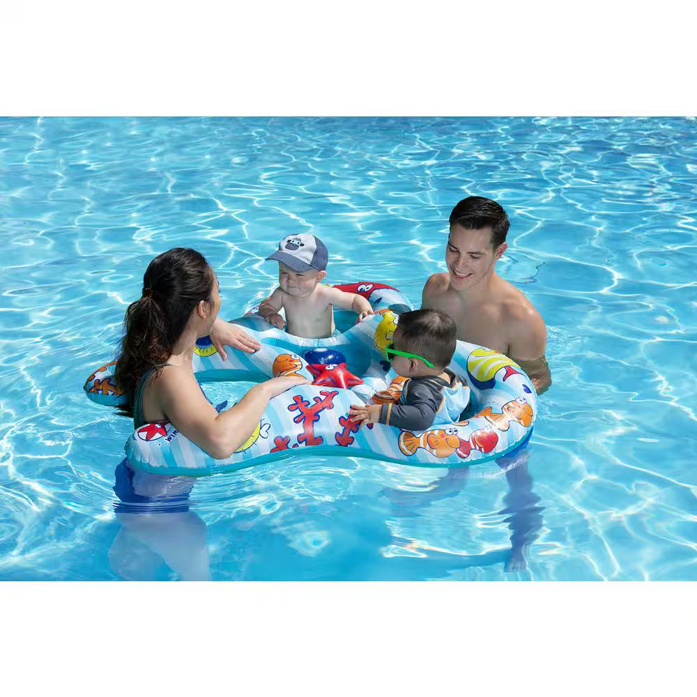 Mommy and Us Dual Baby Seat Pool Float