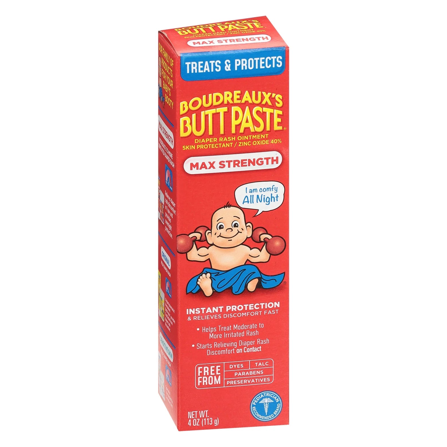 Maximum Strength Diaper Rash Cream, Ointment for Infant, 4 Oz Tube