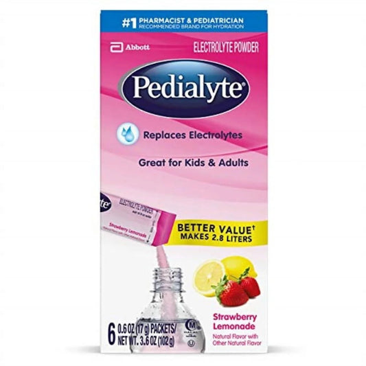 Electrolyte Powder Strawberry Lemonade, 6 Ct