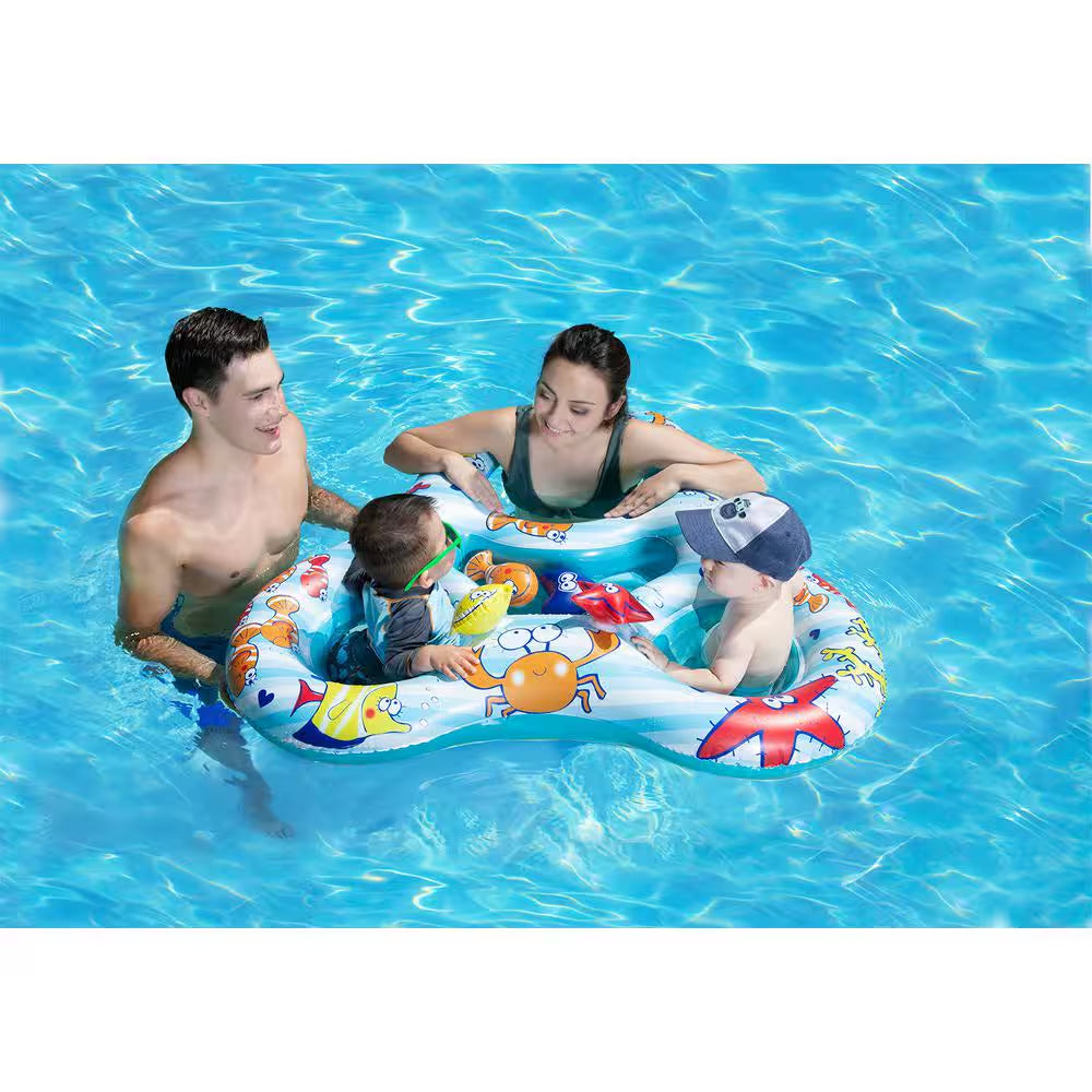 Mommy and Us Dual Baby Seat Pool Float