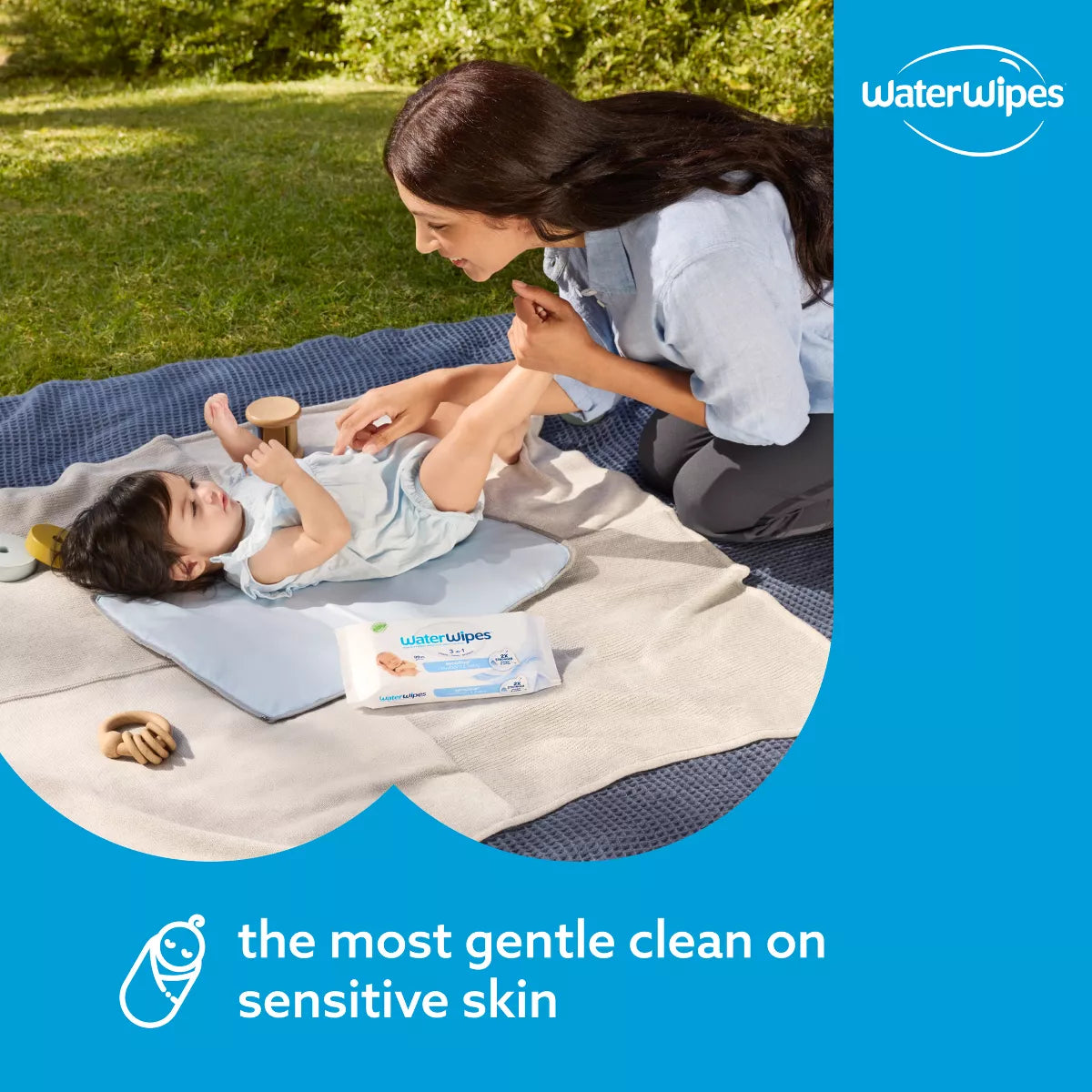 Waterwipes Plastic-Free Original Unscented 99.9% Water Based Baby Wipes - (Select Count)