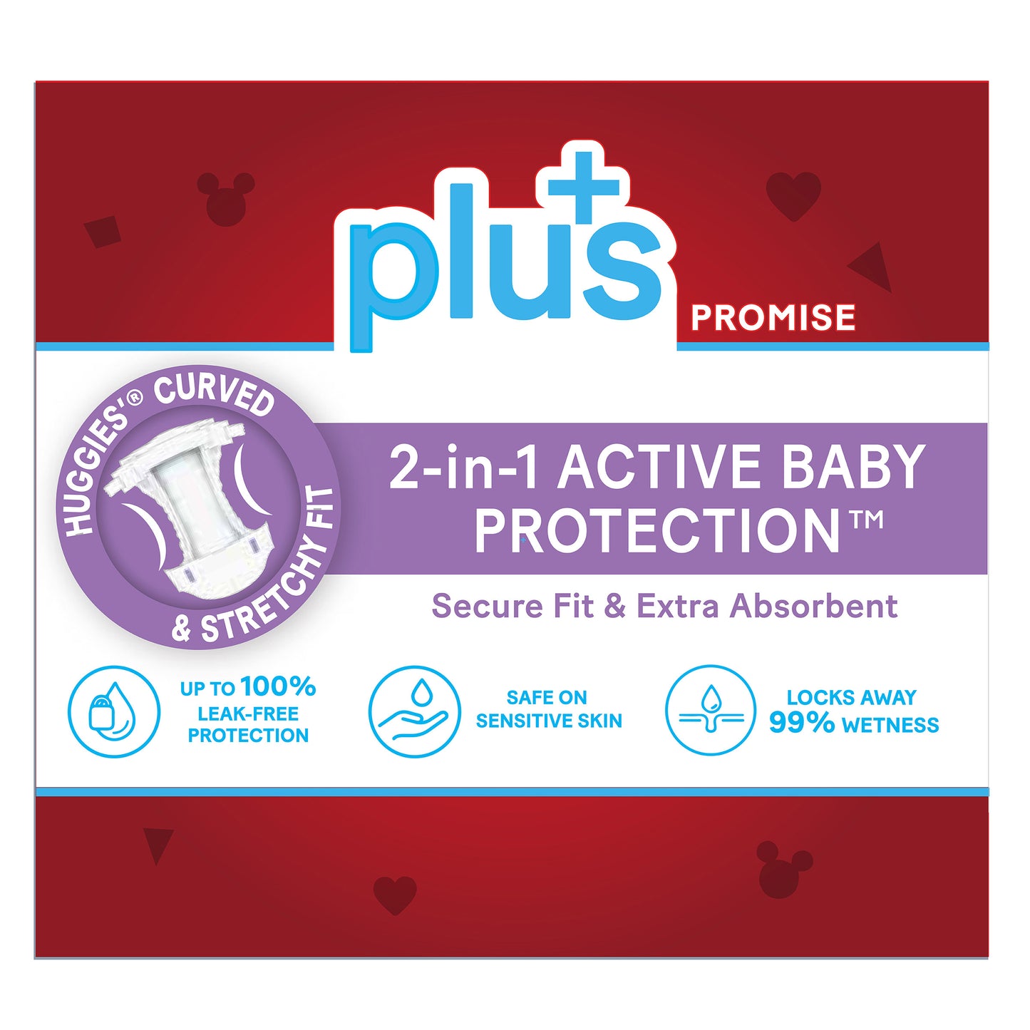 plus Diapers Sizes 3 - 7