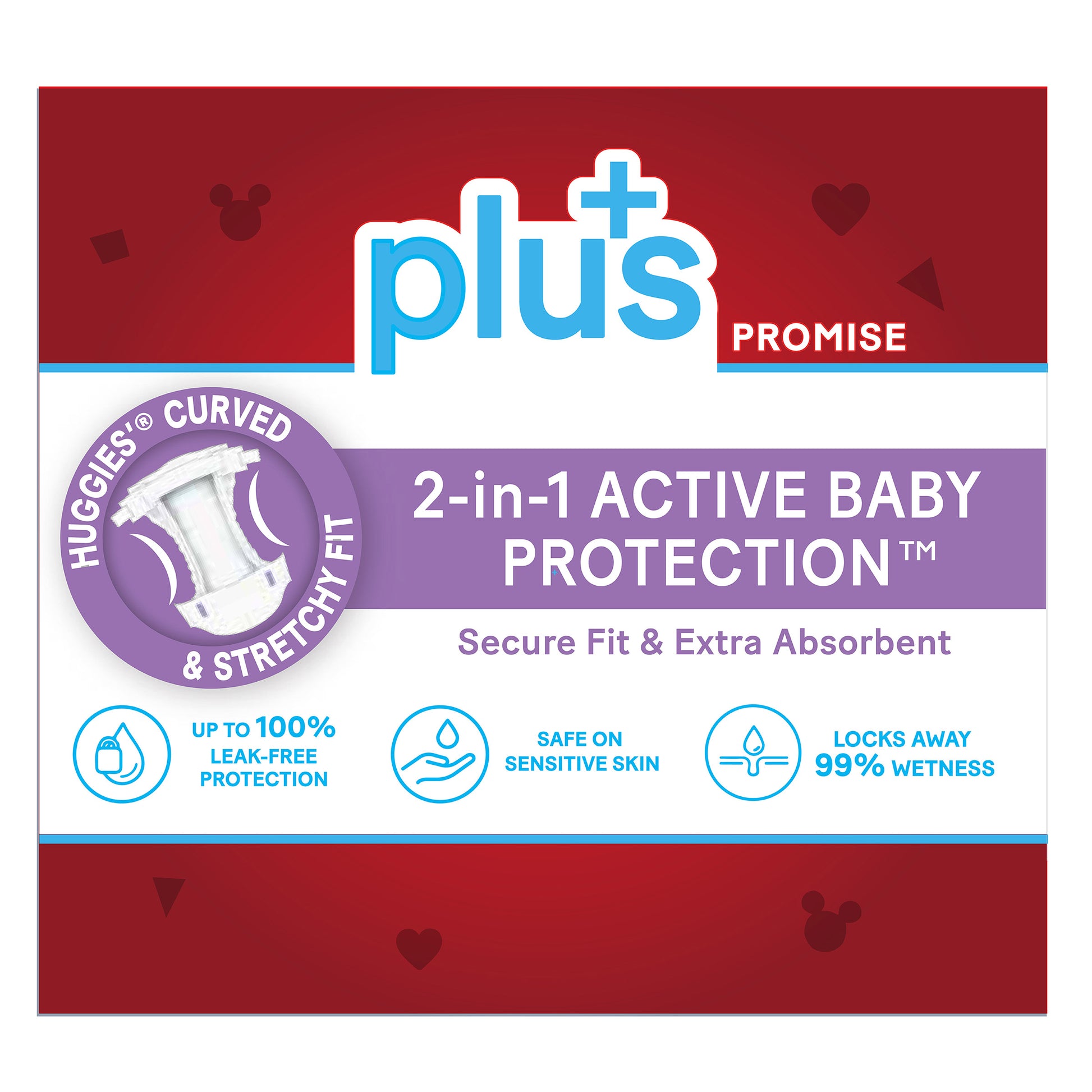 plus Diapers Sizes 3 - 7