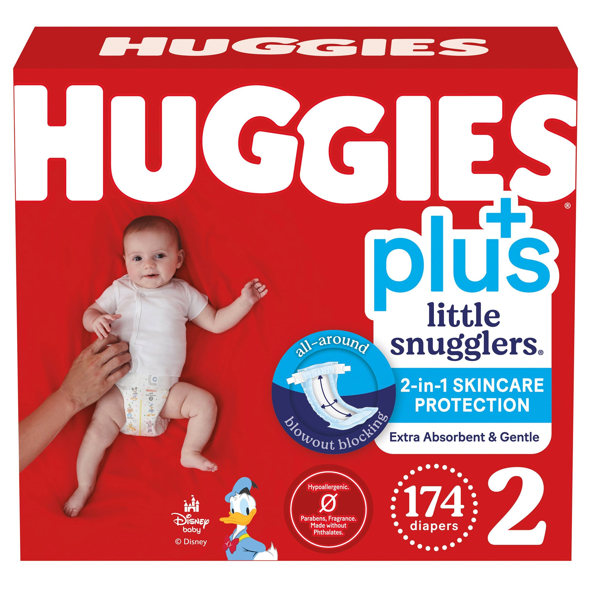 plus Diapers Sizes 1 - 2