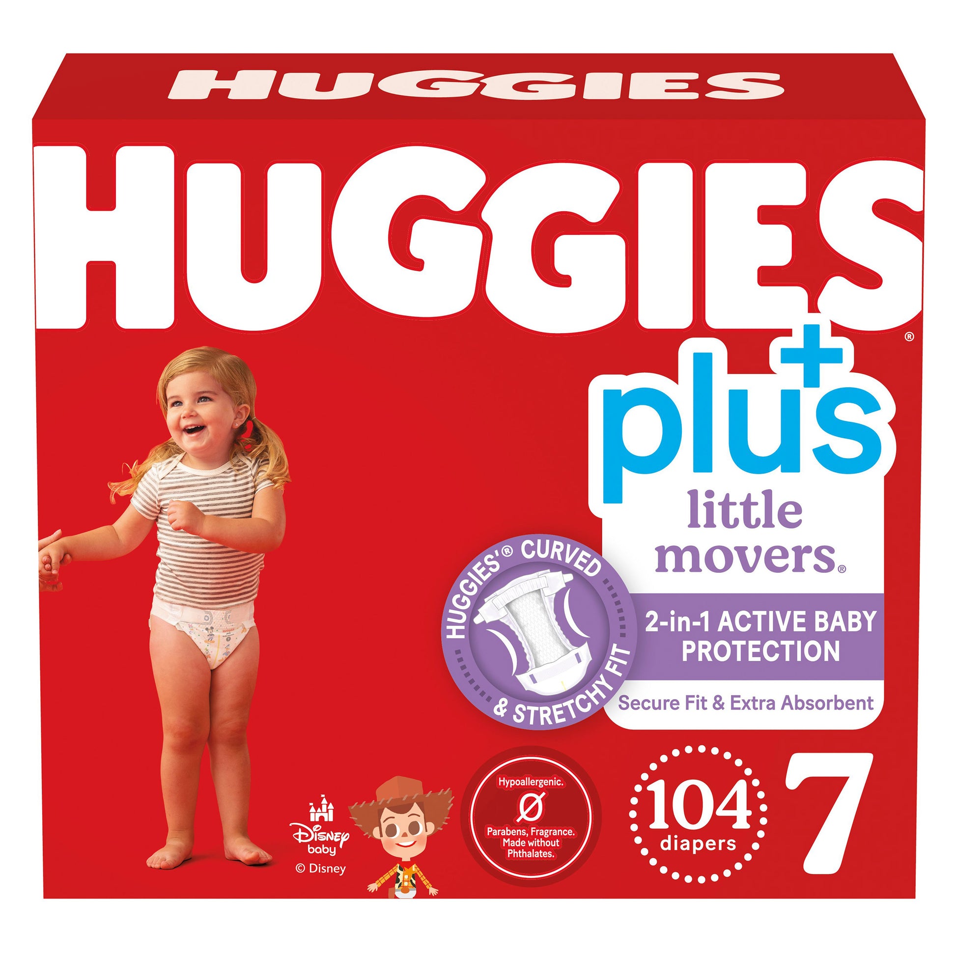 plus Diapers Sizes 3 - 7
