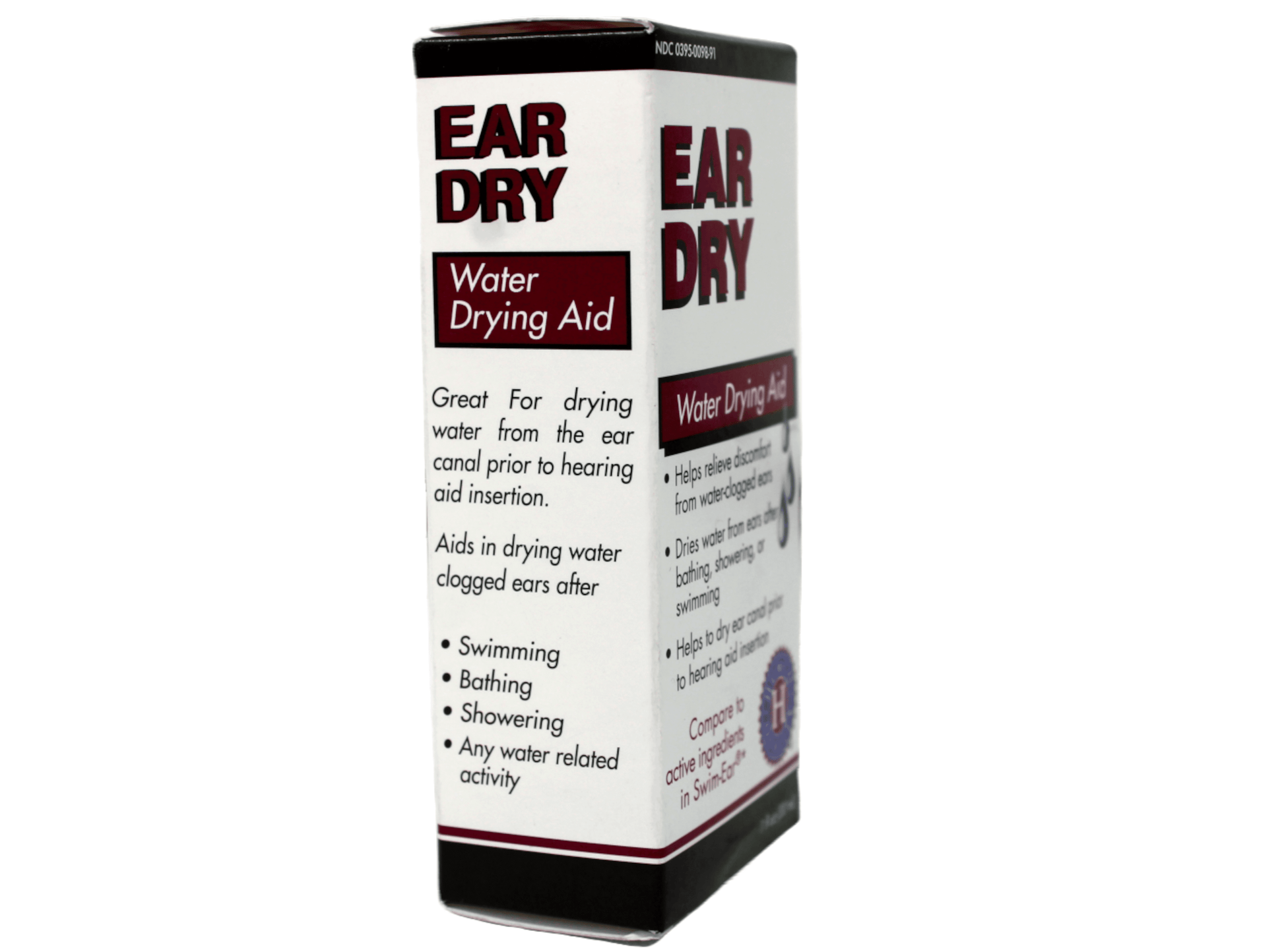 Dry Water Drying Aid for Swimmers & Drying 1 Ounce Each