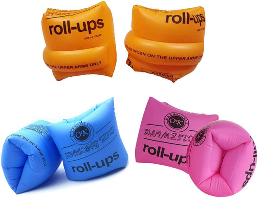Floaties Inflatable Swim Arm Bands Rings Floats Tube Armlets for Kids and Adult