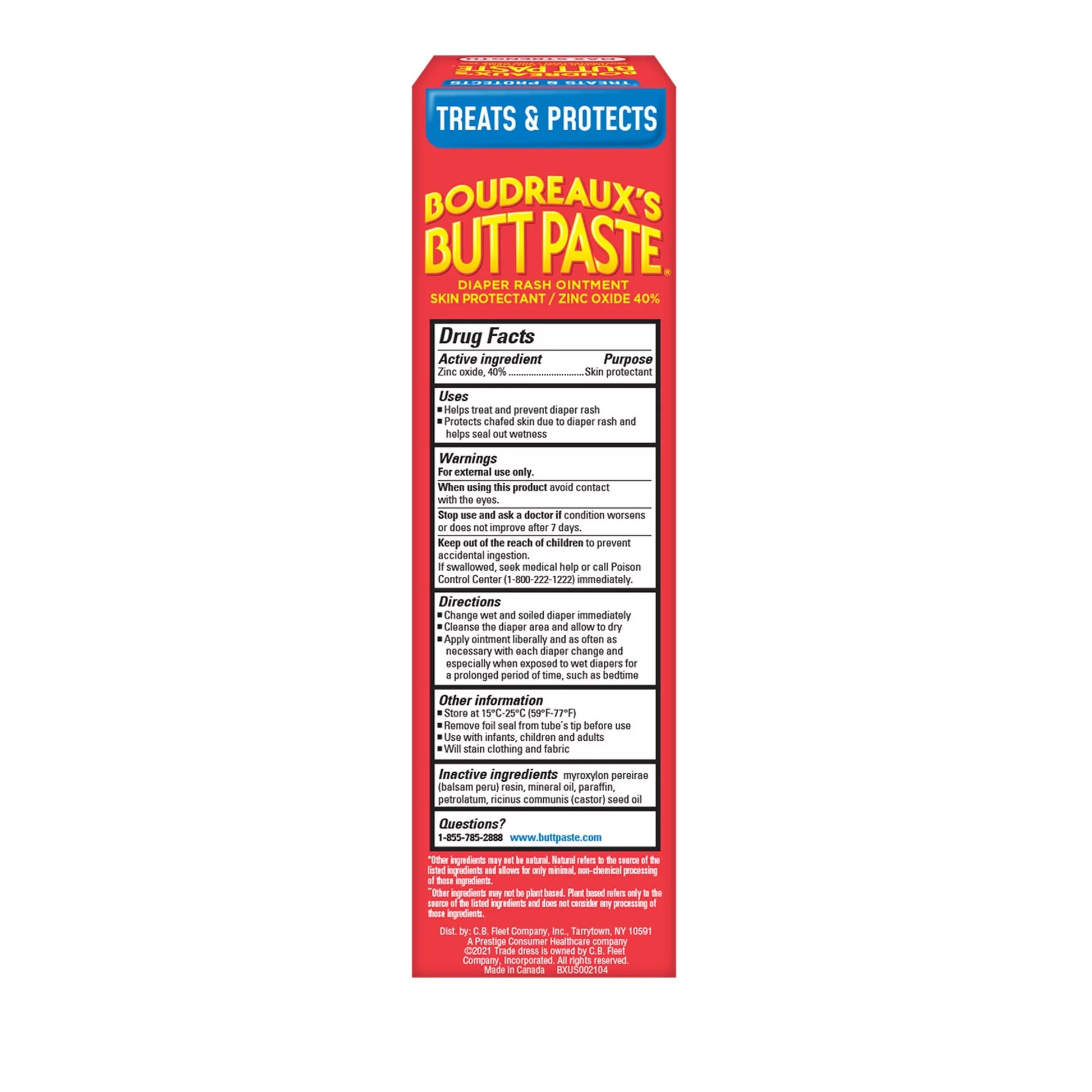 Maximum Strength Diaper Rash Cream, Ointment for Infant, 4 Oz Tube
