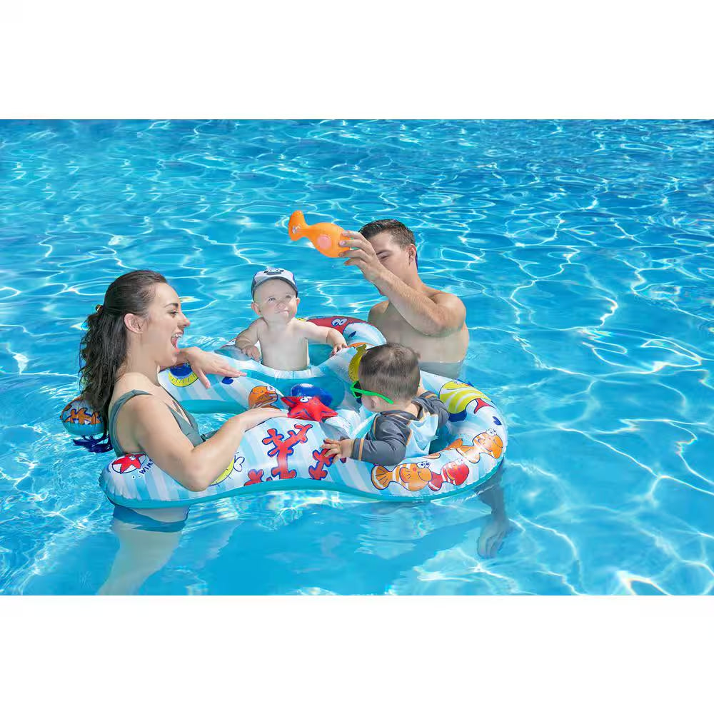 Mommy and Us Dual Baby Seat Pool Float