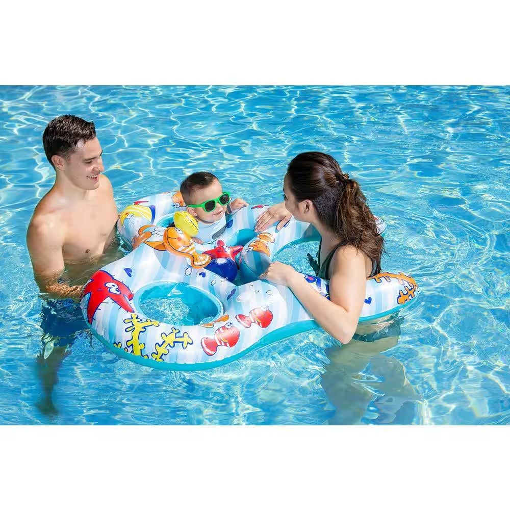 Mommy and Us Dual Baby Seat Pool Float