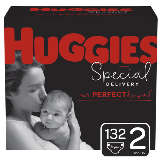 Special Delivery Hypoallergenic Baby Diapers, Size 2, 132 Ct, One Month Supply