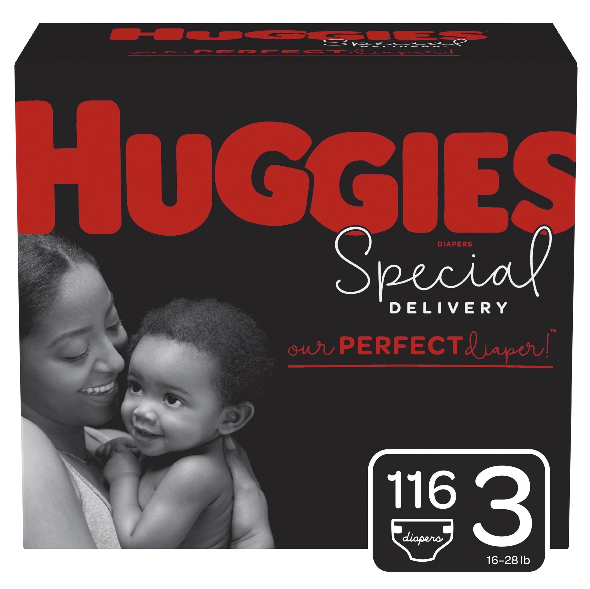 Special Delivery Hypoallergenic Baby Diapers, Size 3, 116 Ct, One Month Supply
