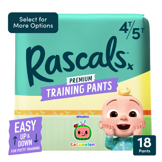 Premium Cocomelon Absorbent Potty Training Pants 4T-5T, 18 Count (Select for More Options) Unisex