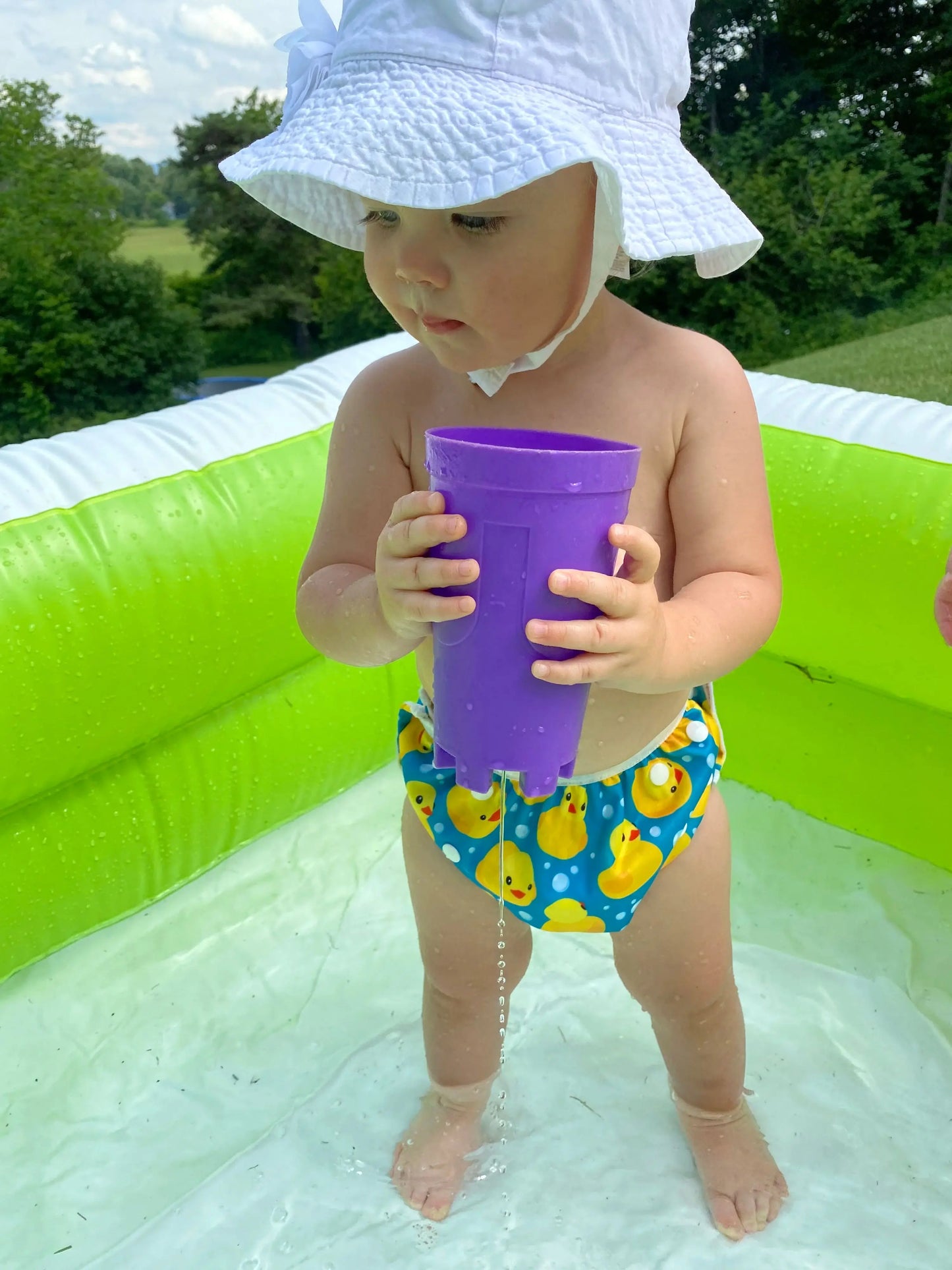 U Pick  Big Size Swim Diaper Reusable Swim Nappy Fashion Swimsuit Cool for Babies 0-3 Years Old