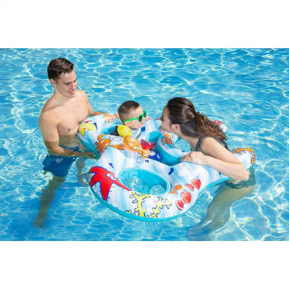 Mommy and Us Dual Baby Seat Pool Float