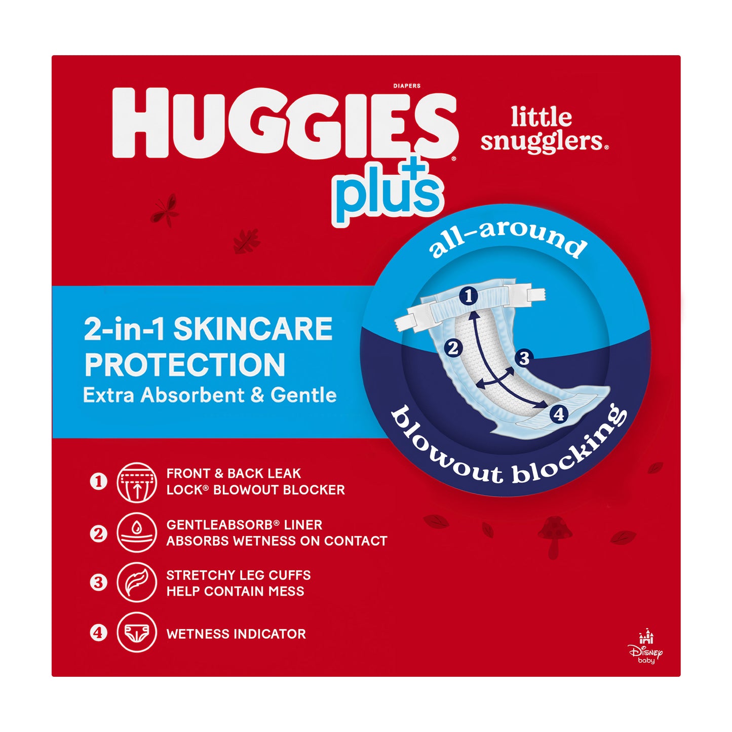 plus Diapers Sizes 1 - 2