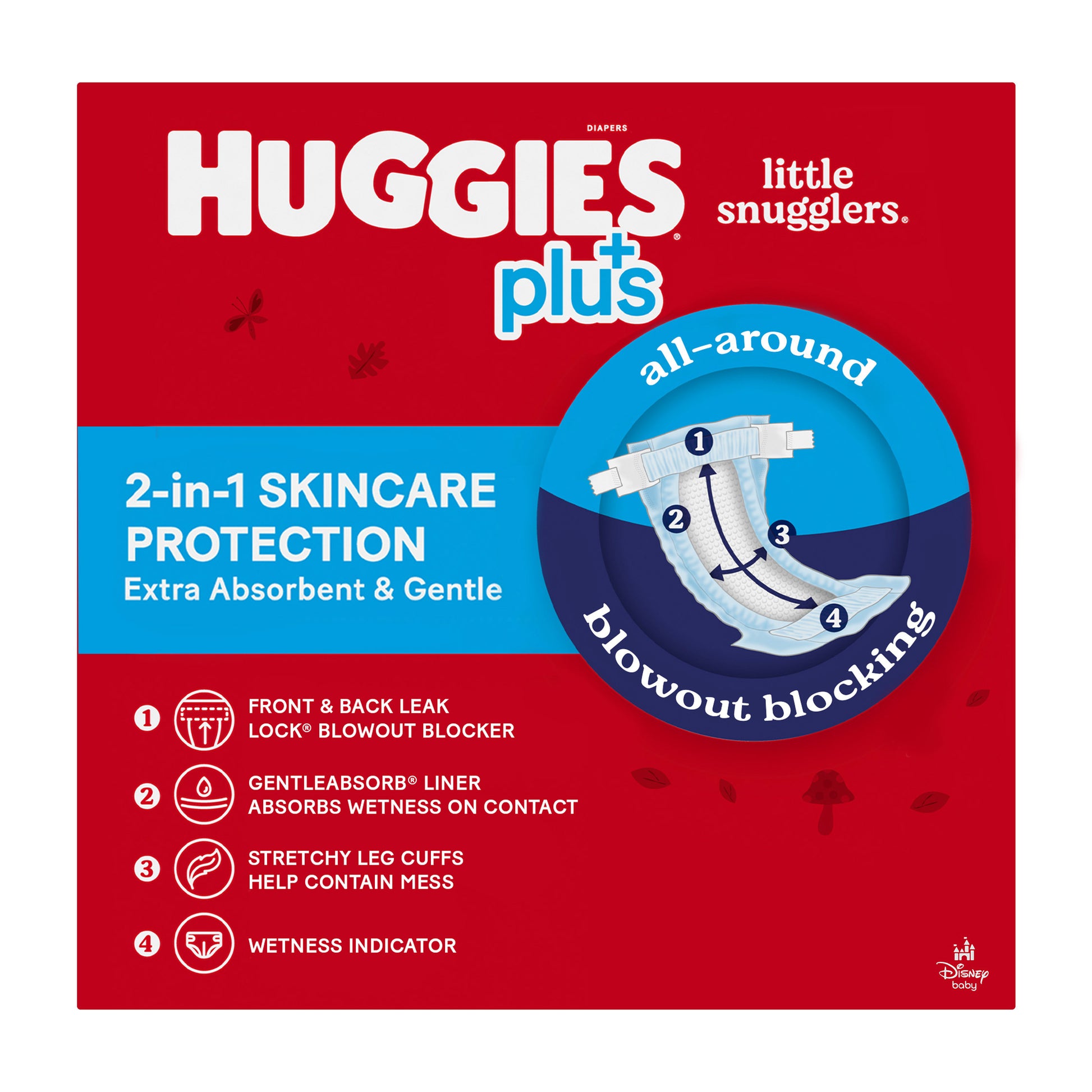 plus Diapers Sizes 1 - 2