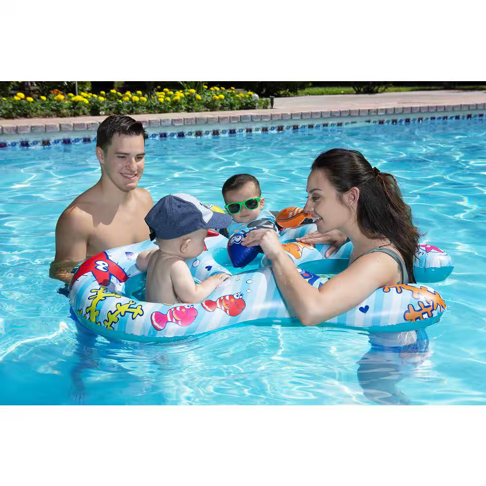 Mommy and Us Dual Baby Seat Pool Float