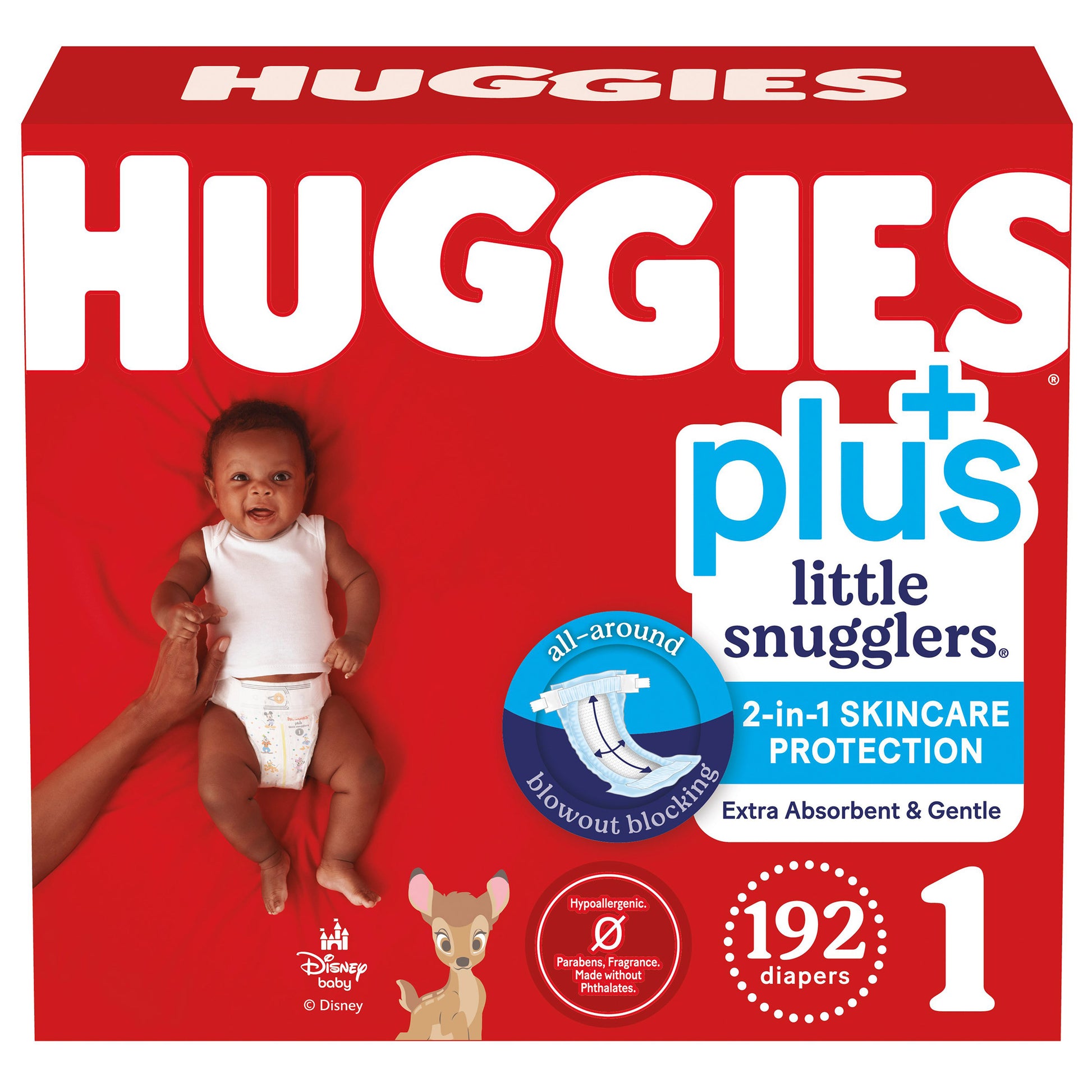 plus Diapers Sizes 1 - 2