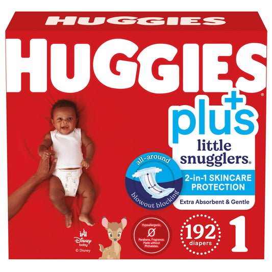 plus Diapers Sizes 1 - 2