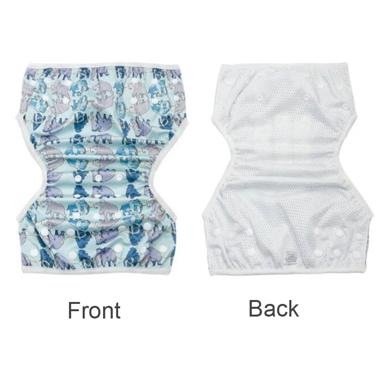 Baby Swimming Diaper Boy Girl Waterproof Cloth Nappy Cover Cartoon Adjustable Swim Pants Infant Toddler Swimwear for Kids Child
