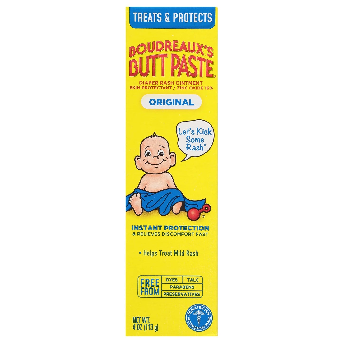 (3 Pack)  Original Diaper Rash Cream, Ointment for Infant, 4 Oz Tube