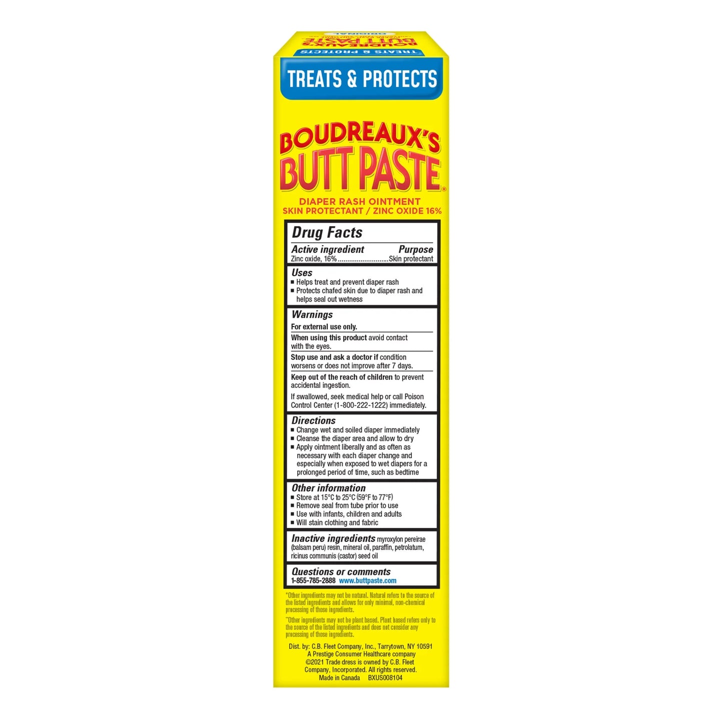 Original Diaper Rash Cream, Ointment for Infant, 4 Oz Tube