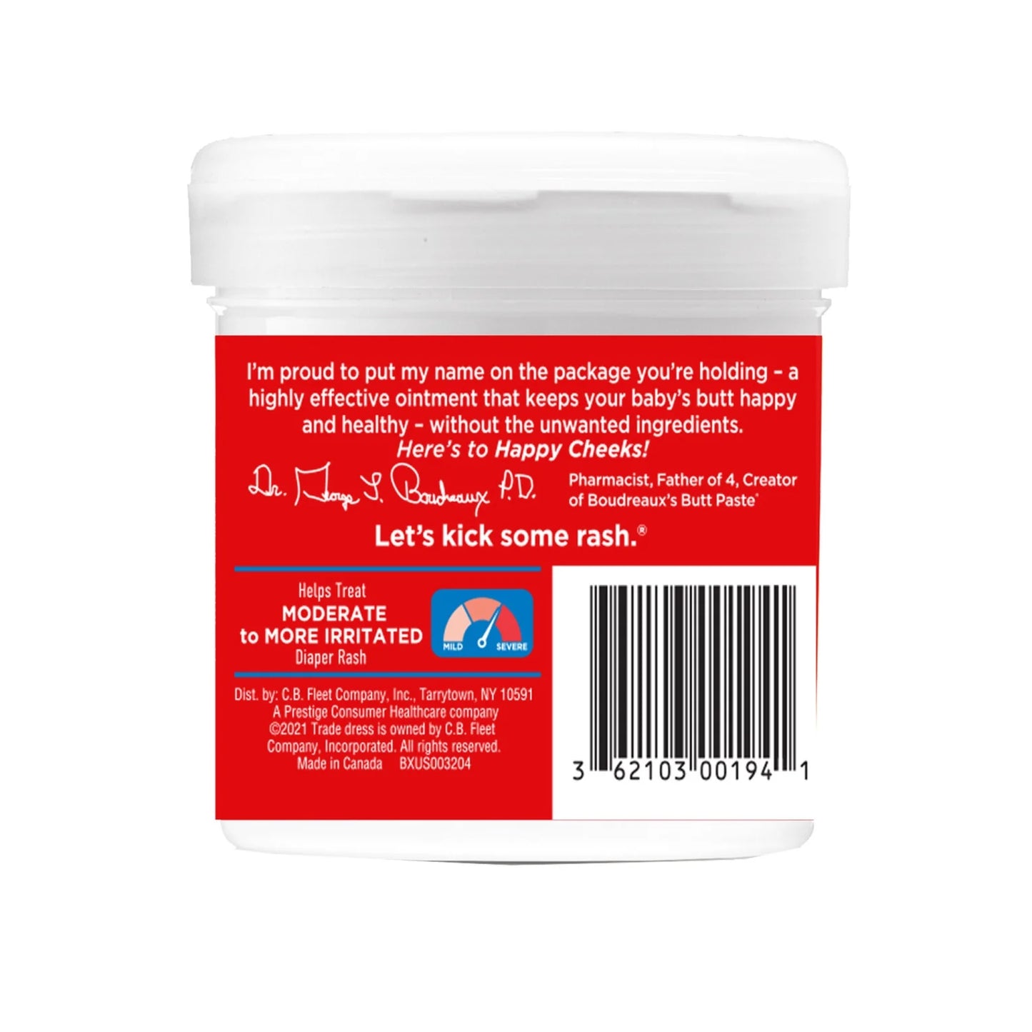 Maximum Strength, Baby Diaper Rash Cream, Infant Ointment, 14 Oz Flip-Top
