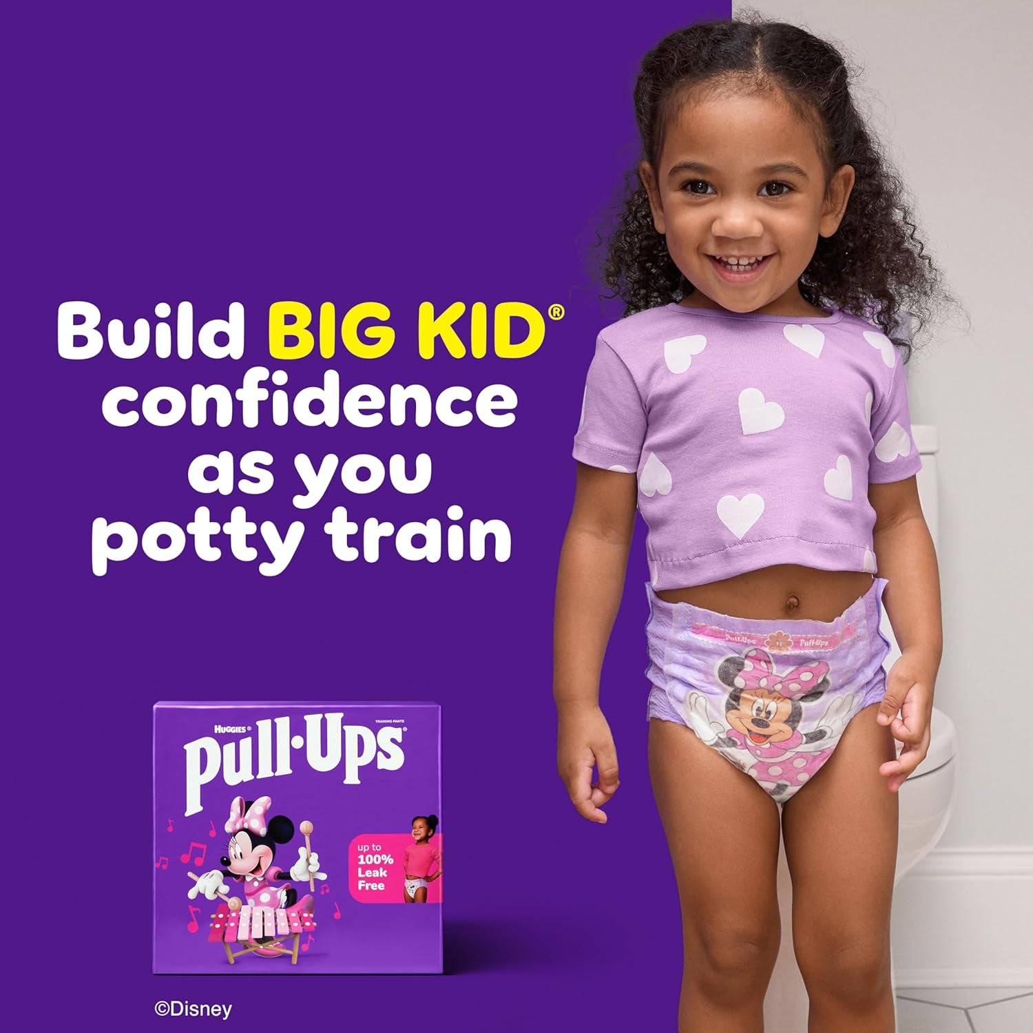 Girls' Potty Training Pants, Size 2T-3T Training Underwear (16-34 Lbs), 124 Count (4 Packs of 31)