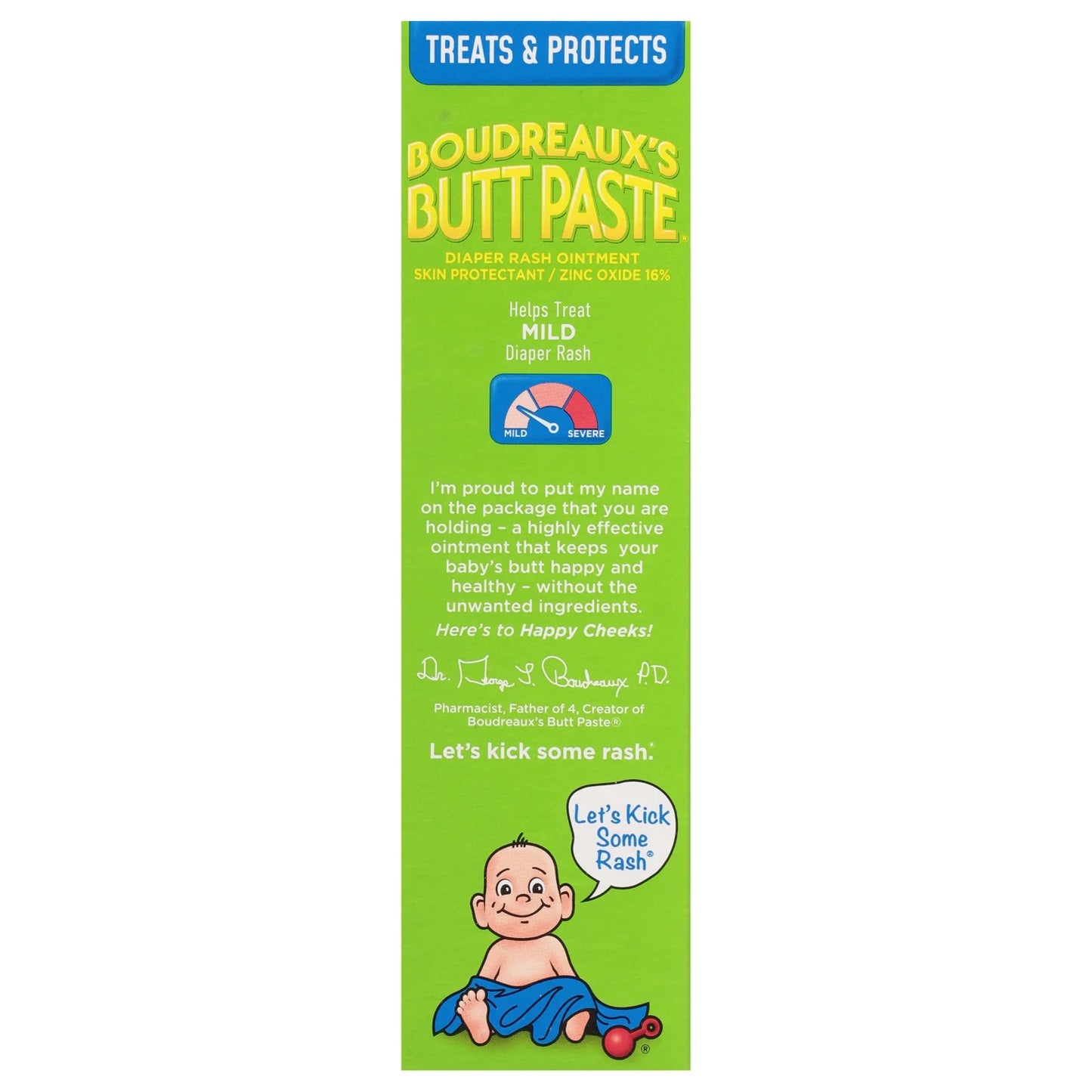 with Natural* Aloe Diaper Rash Cream, Ointment for Infant, 4 Oz Tube