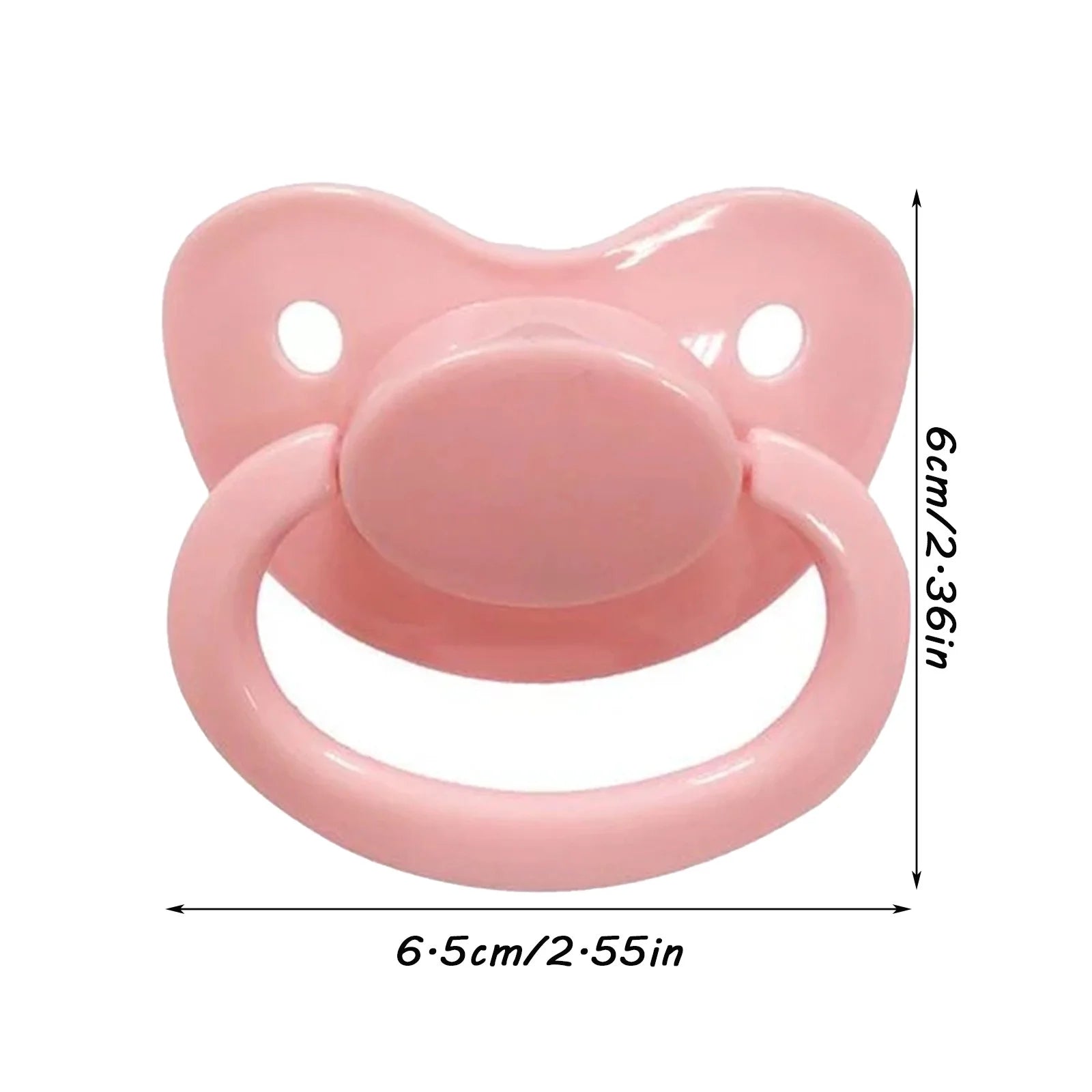 Adult Pacifier Size Dummy for Adult Baby Silicone Pacifier,Birthday/Christmas/Thanksgiving/New Year/Valentine'S Day Gift